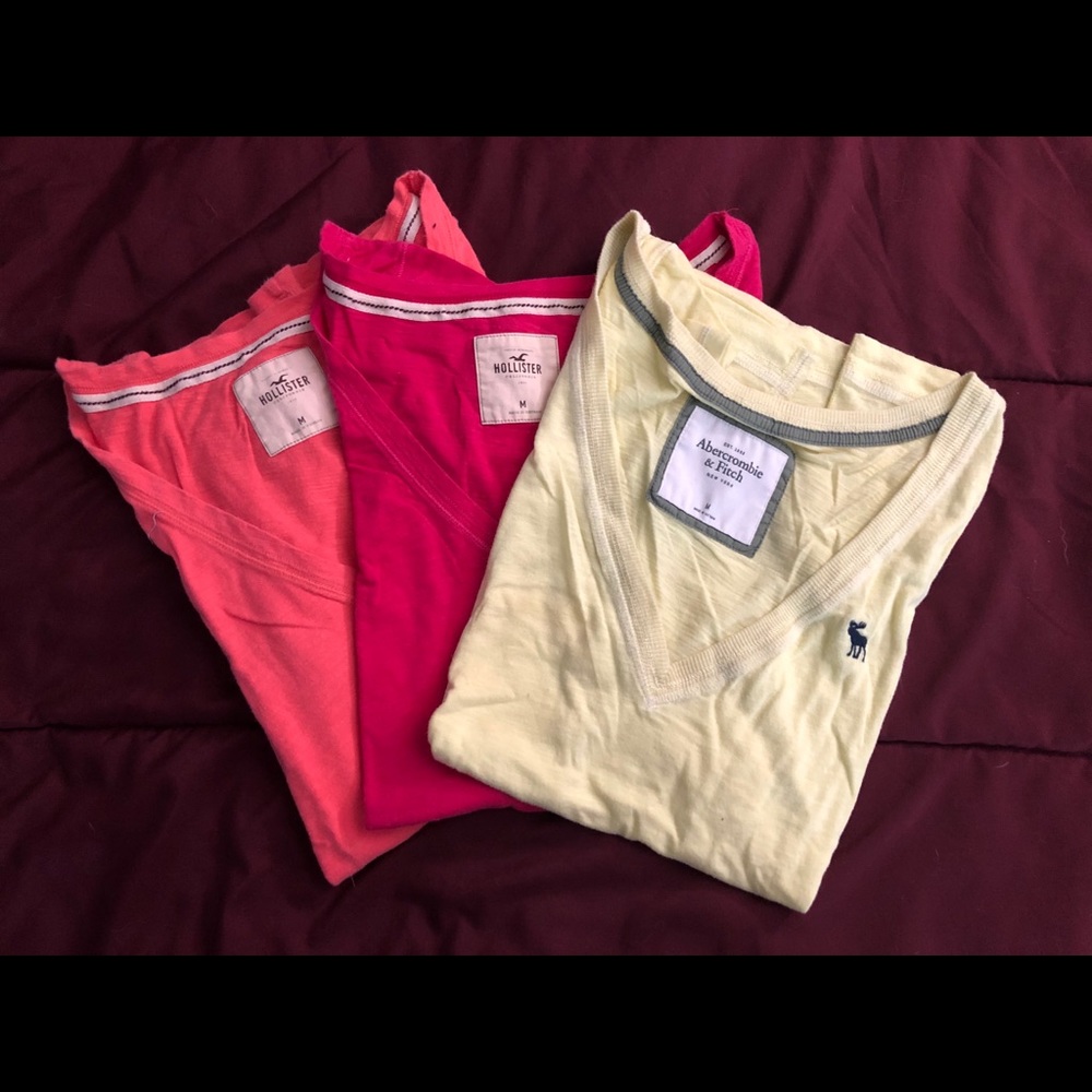 Hollister & Abercrombie shirt bundle